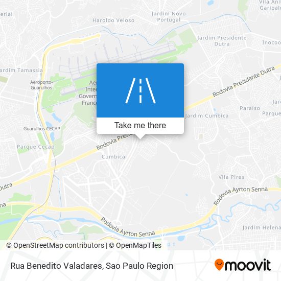 Rua Benedito Valadares map