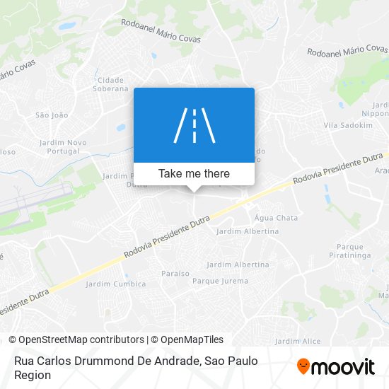 Rua Carlos Drummond De Andrade map