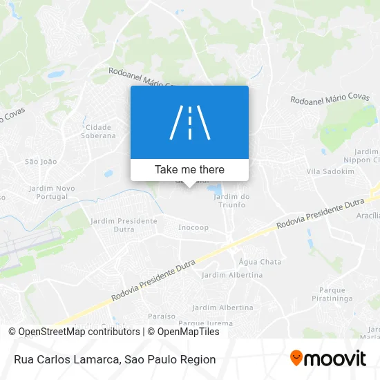 Rua Carlos Lamarca map
