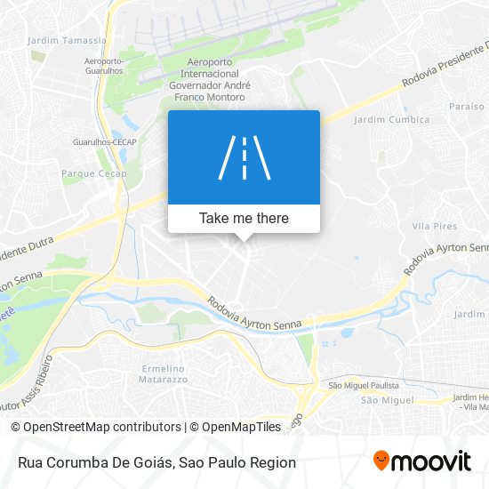 Rua Corumba De Goiás map