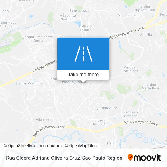 Rua Cícera Adriana Oliveira Cruz map