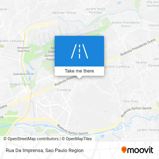 Rua Da Imprensa map