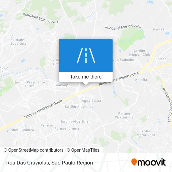 Rua Das Graviolas map