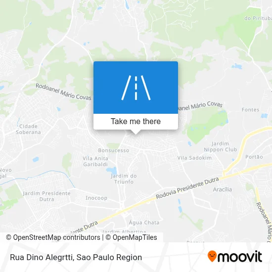 Rua Dino Alegrtti map