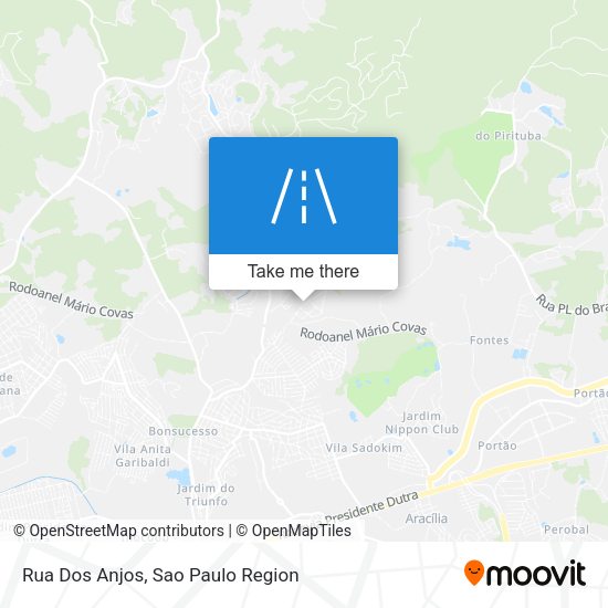 Rua Dos Anjos map