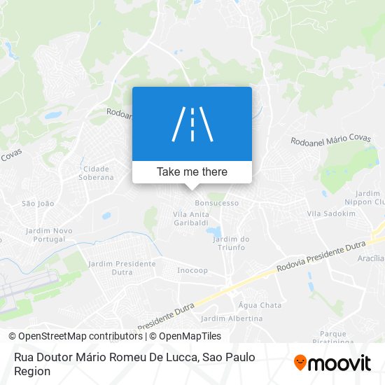 Mapa Rua Doutor Mário Romeu De Lucca