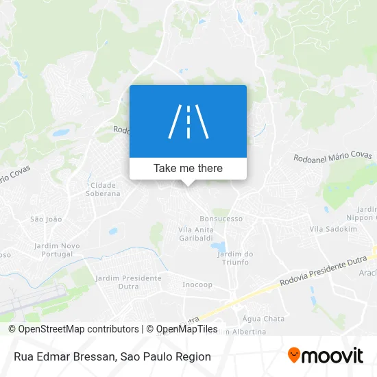 Rua Edmar Bressan map