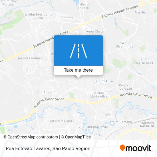 Rua Estevão Tavares map