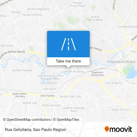 Rua Getuliana map