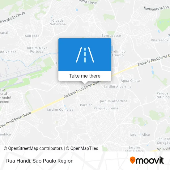 Rua Handi map
