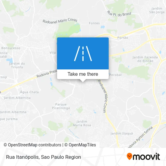 Rua Itanópolis map