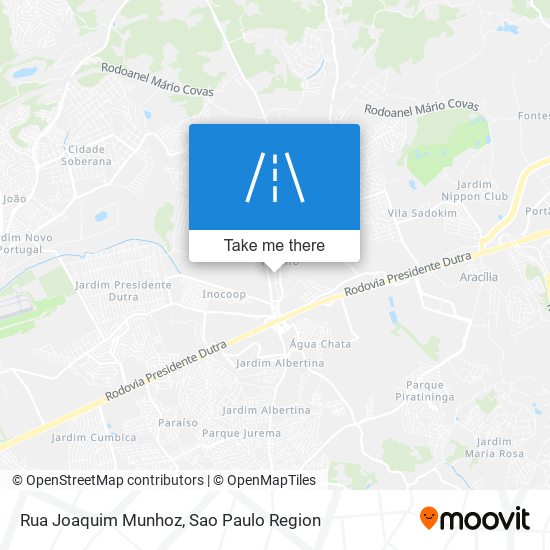 Rua Joaquim Munhoz map