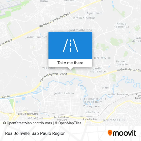 Rua Joinville map