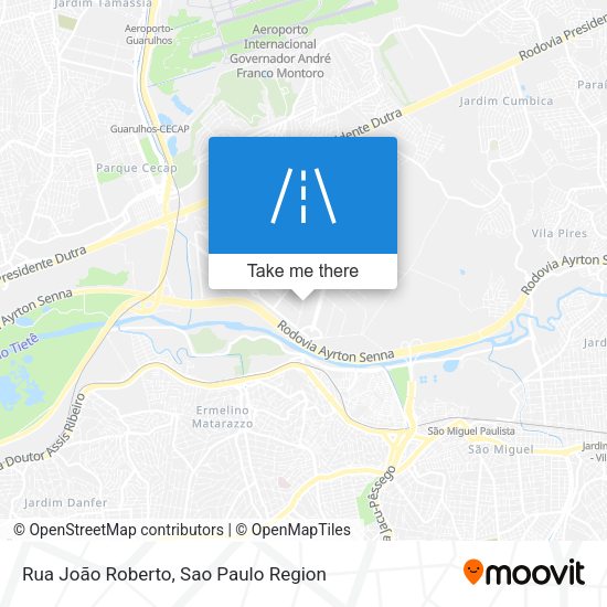 Rua João Roberto map
