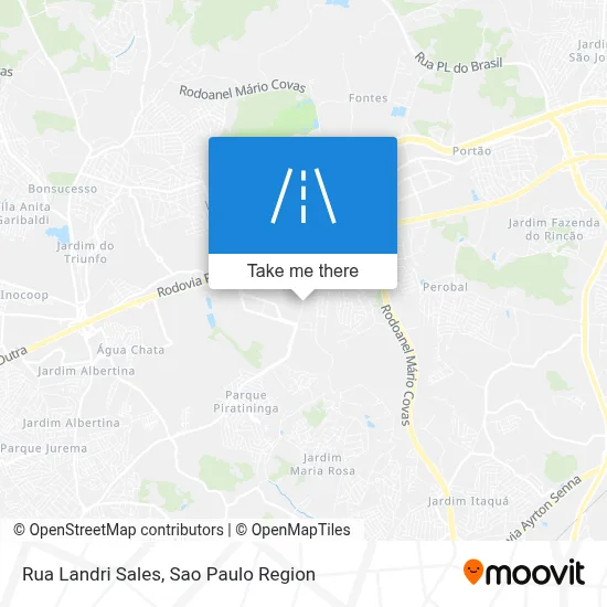 Rua Landri Sales map