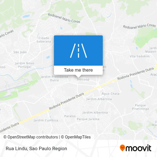 Rua Lindu map