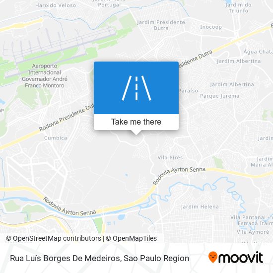 Mapa Rua Luís Borges De Medeiros