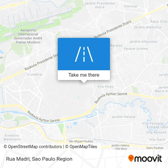 Rua Madri map
