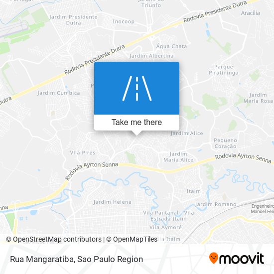 Rua Mangaratiba map