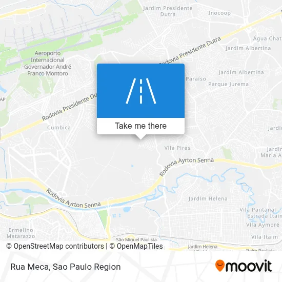 Rua Meca map