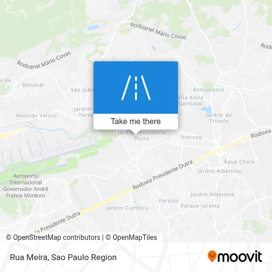 Rua Meira map