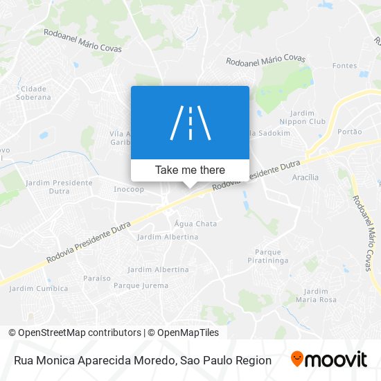 Rua Monica Aparecida Moredo map