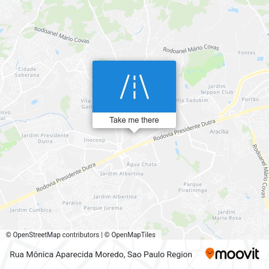Rua Mônica Aparecida Moredo map