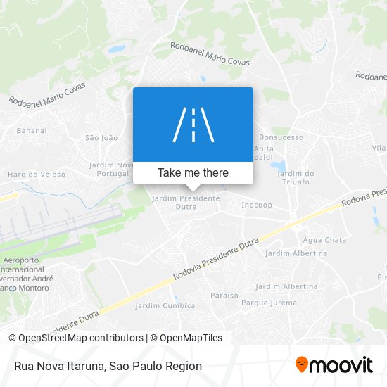 Rua Nova Itaruna map