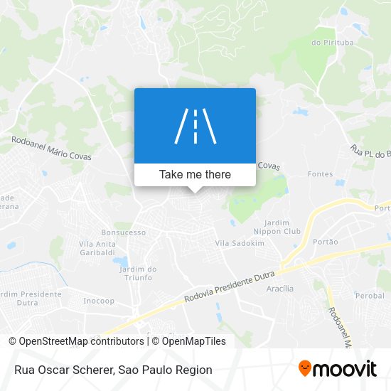 Rua Oscar Scherer map