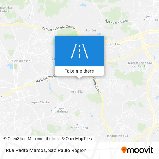 Rua Padre Marcos map