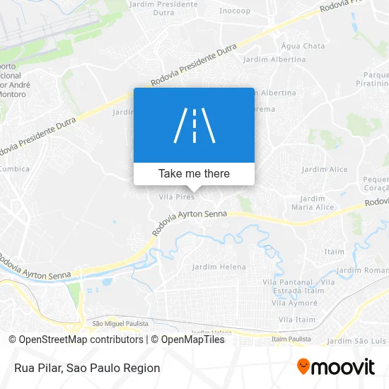 Rua Pilar map