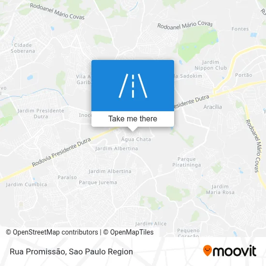 Rua Promissão map