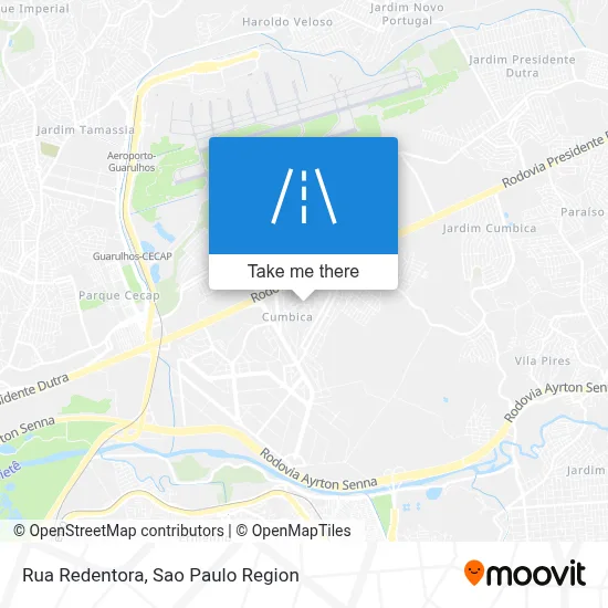 Rua Redentora map
