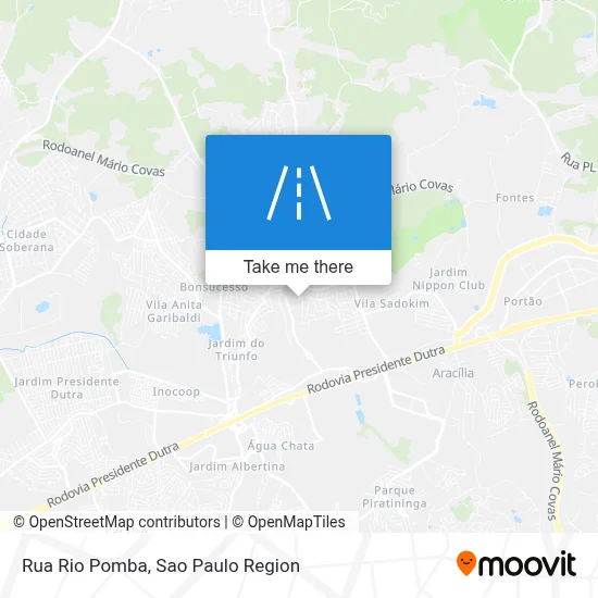 Rua Rio Pomba map