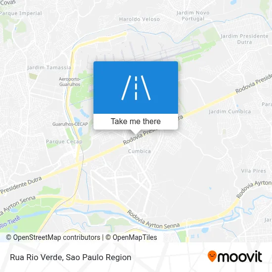 Rua Rio Verde map