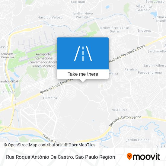 Rua Roque Antônio De Castro map