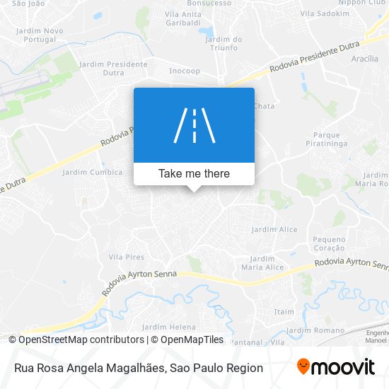 Rua Rosa Angela Magalhães map