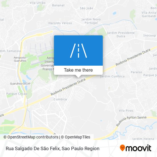 Rua Salgado De São Felix map