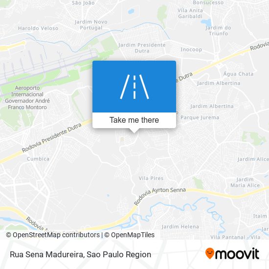 Rua Sena Madureira map