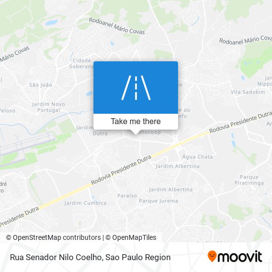 Rua Senador Nilo Coelho map