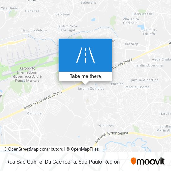 Rua São Gabriel Da Cachoeira map