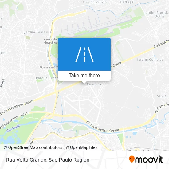 Rua Volta Grande map