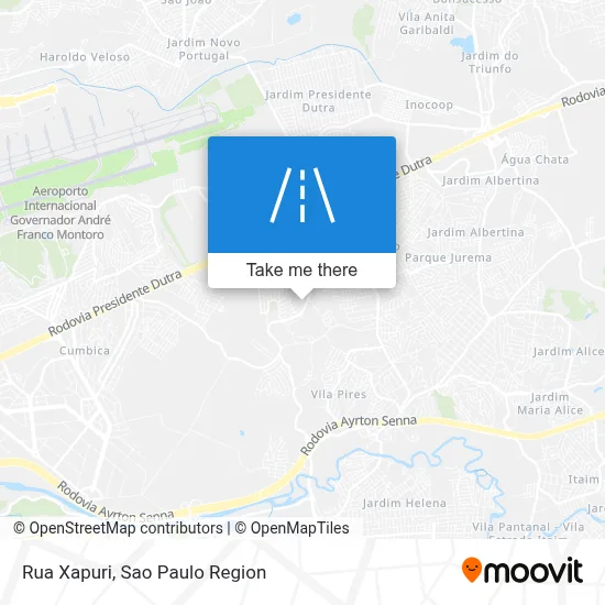 Rua Xapuri map