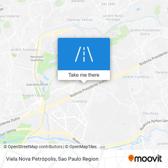 Mapa Viela Nova Petrópolis