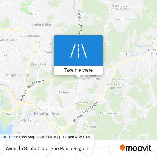 Avenida Santa Clara map