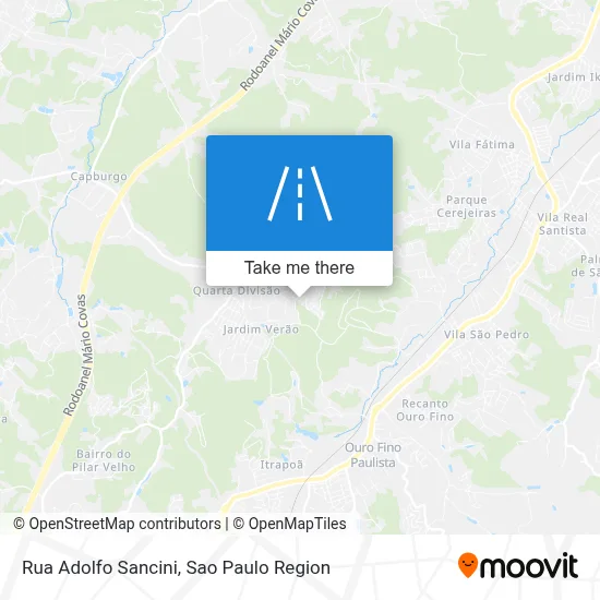 Rua Adolfo Sancini map