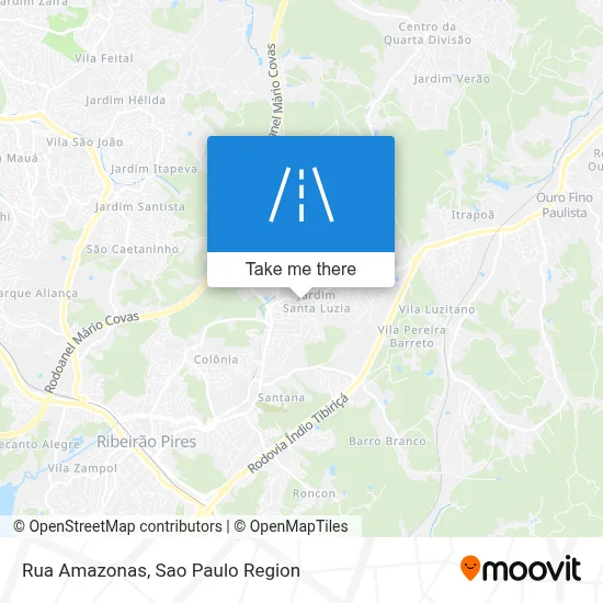 Rua Amazonas map