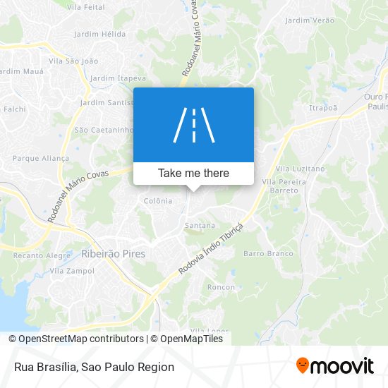 Rua Brasília map