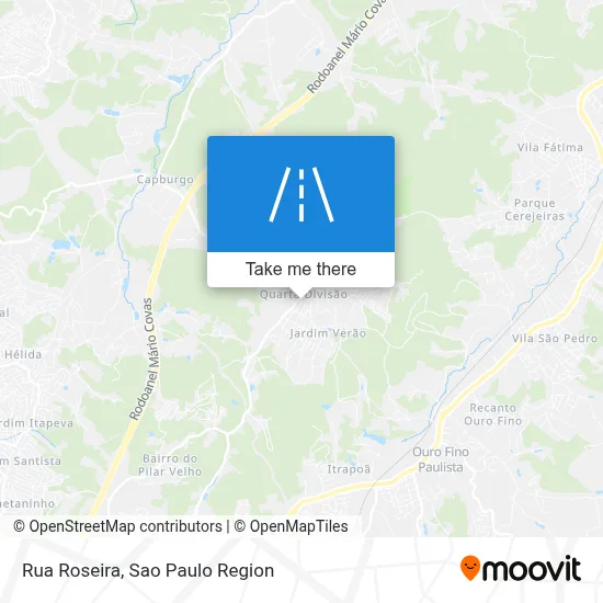 Rua Roseira map