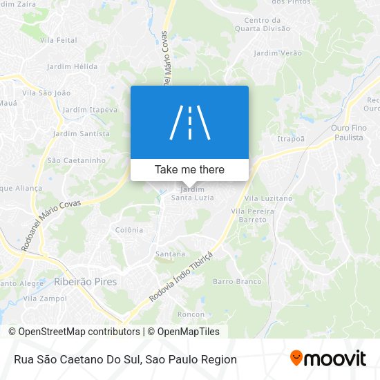 Rua São Caetano Do Sul map